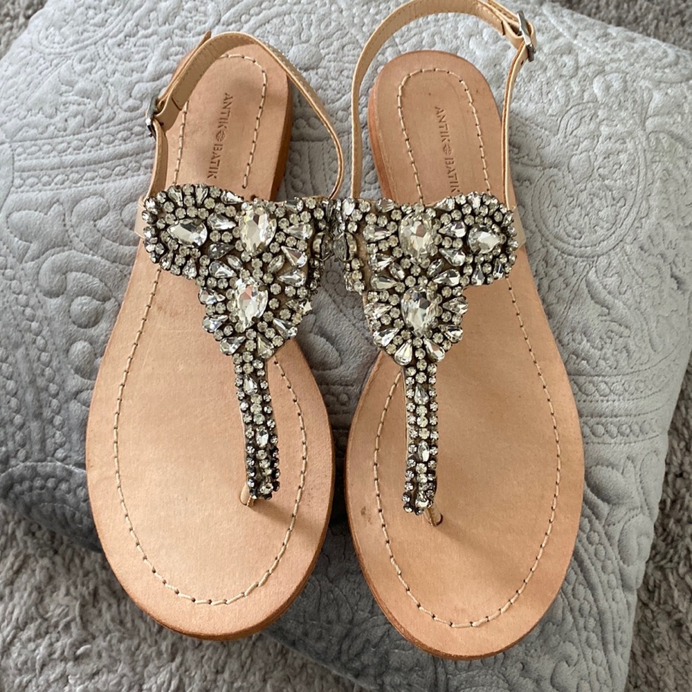 Anton Batik Rhinestone sandal